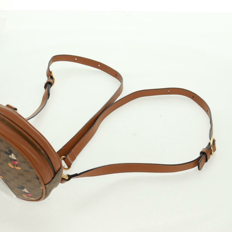 【日本直送】GUCCI Micro GG Supreme Disney 雙肩包 PVC 米色 金色 603730 正品 159823M-13