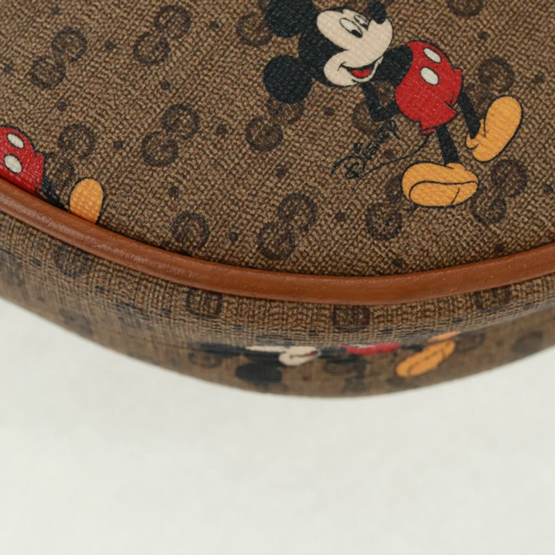 【日本直送】GUCCI Micro GG Supreme Disney 雙肩包 PVC 米色 金色 603730 正品 159823M-14