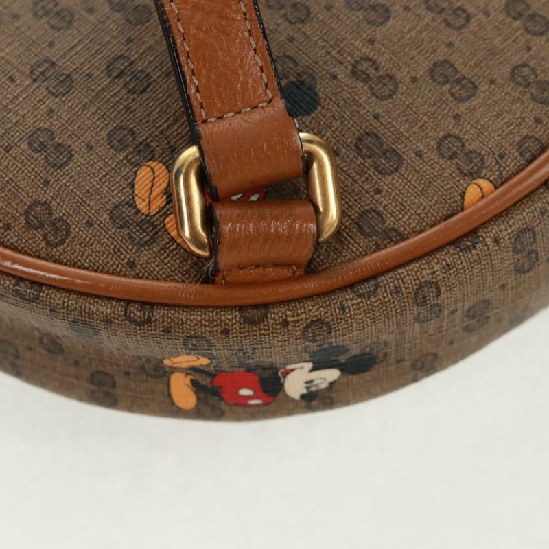 【日本直送】GUCCI Micro GG Supreme Disney 雙肩包 PVC 米色 金色 603730 正品 159823M-17
