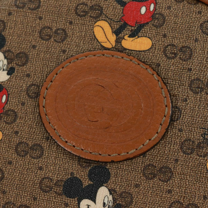 【日本直送】GUCCI Micro GG Supreme Disney 雙肩包 PVC 米色 金色 603730 正品 159823M-18
