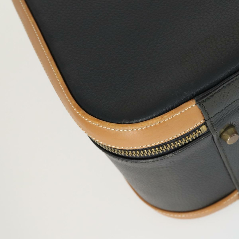 【日本直送】愛馬仕黑色真皮旅行箱 Auth bs33187-13