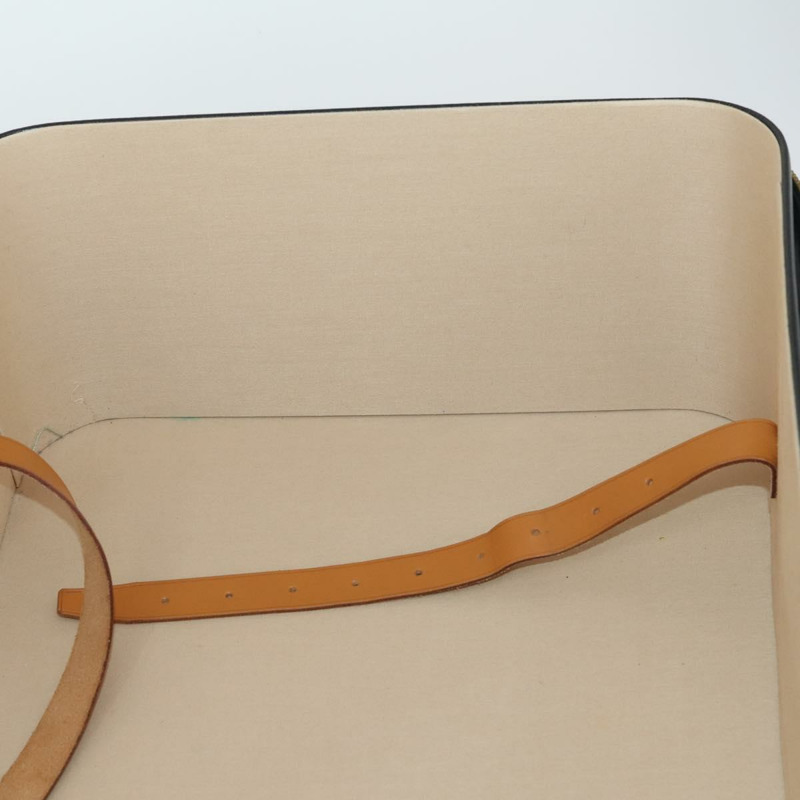 【日本直送】愛馬仕黑色真皮旅行箱 Auth bs33187-18