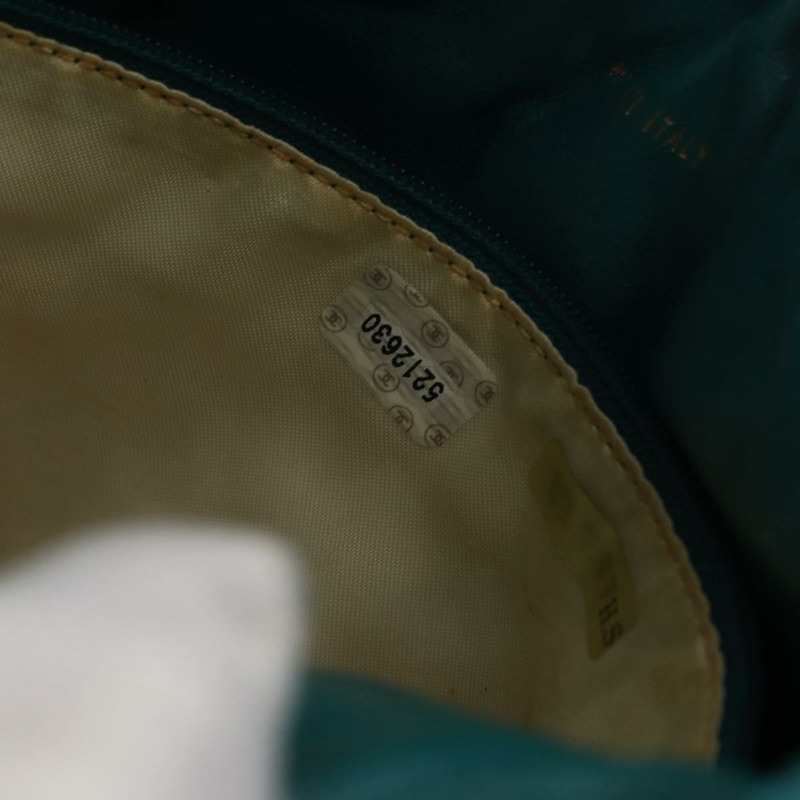 【日本直送】香奈兒單肩背包，皮革材質，土耳其藍，CC標誌，正品編號163423SAM-11