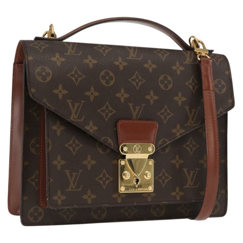 路易威登 Monogram Monceau 28 手提包 M51185 LV 正品 ep13251A
