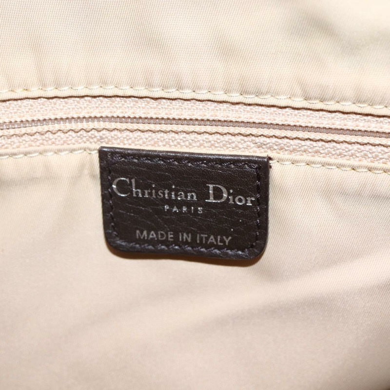 【日本直送】Christian Dior Trotter帆布肩背包 米色 銀色 正品 ep13255A-16