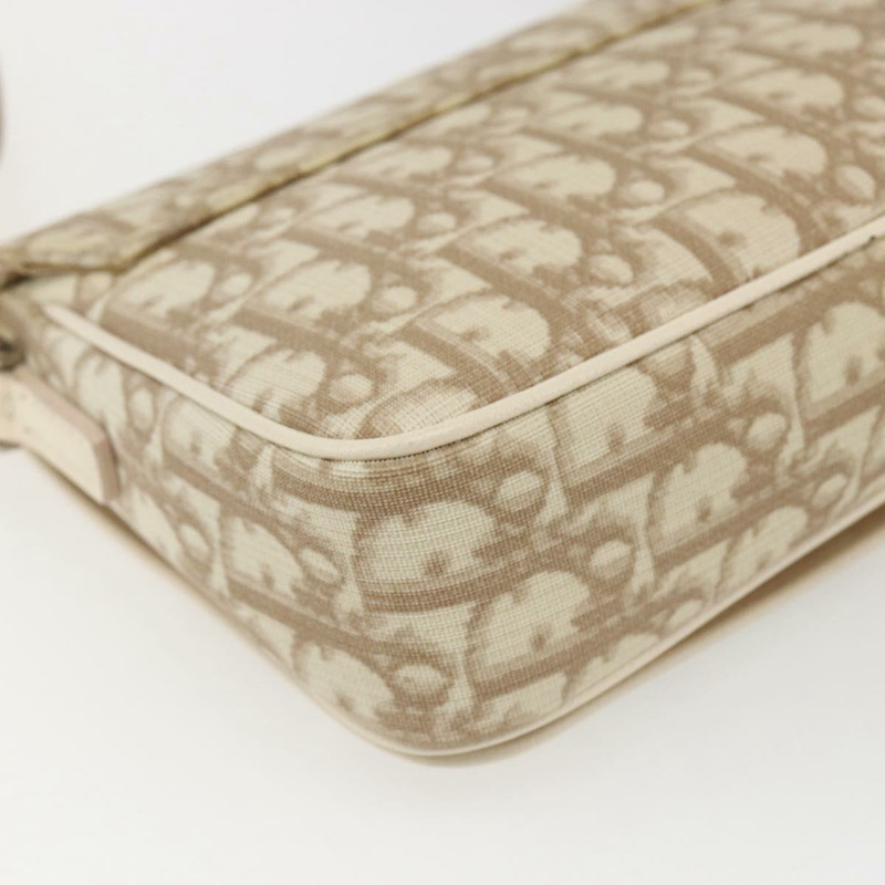 【日本直送】Christian Dior Trotter帆布肩背包 米色 銀色 正品 ep13144-15