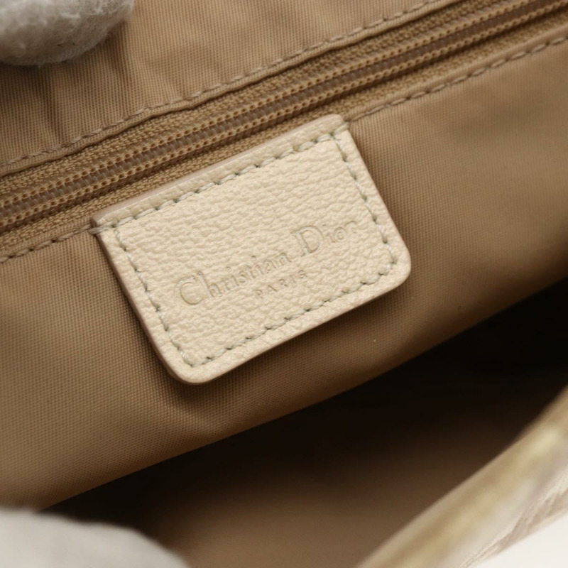 【日本直送】Christian Dior Trotter帆布肩背包 米色 銀色 正品 ep13144-17
