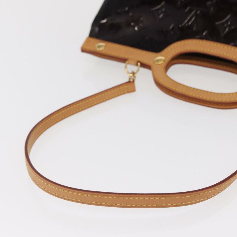 【日本直送】路易威登 Monogram Vernis Roxbury Drive 手袋 Amarante M91995 LV Auth ep13289V-7