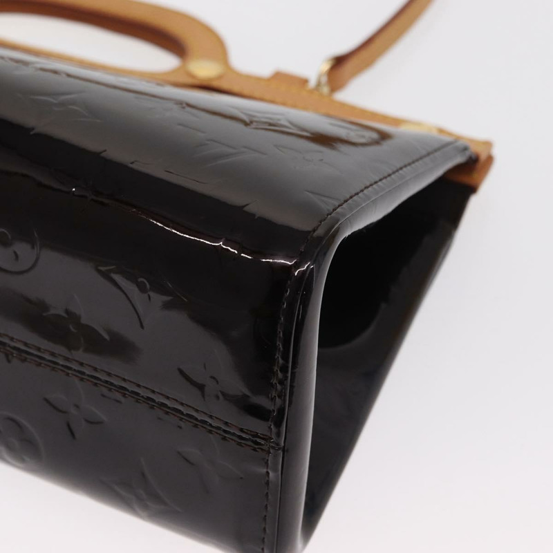 【日本直送】路易威登 Monogram Vernis Roxbury Drive 手袋 Amarante M91995 LV Auth ep13289V-15