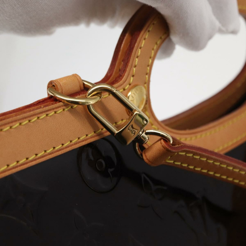 【日本直送】路易威登 Monogram Vernis Roxbury Drive 手袋 Amarante M91995 LV Auth ep13289V-19