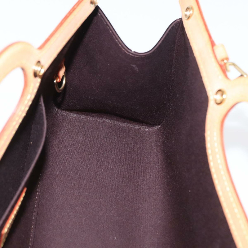 【日本直送】路易威登 Monogram Vernis Roxbury Drive 手袋 Amarante M91995 LV Auth ep13289V-21