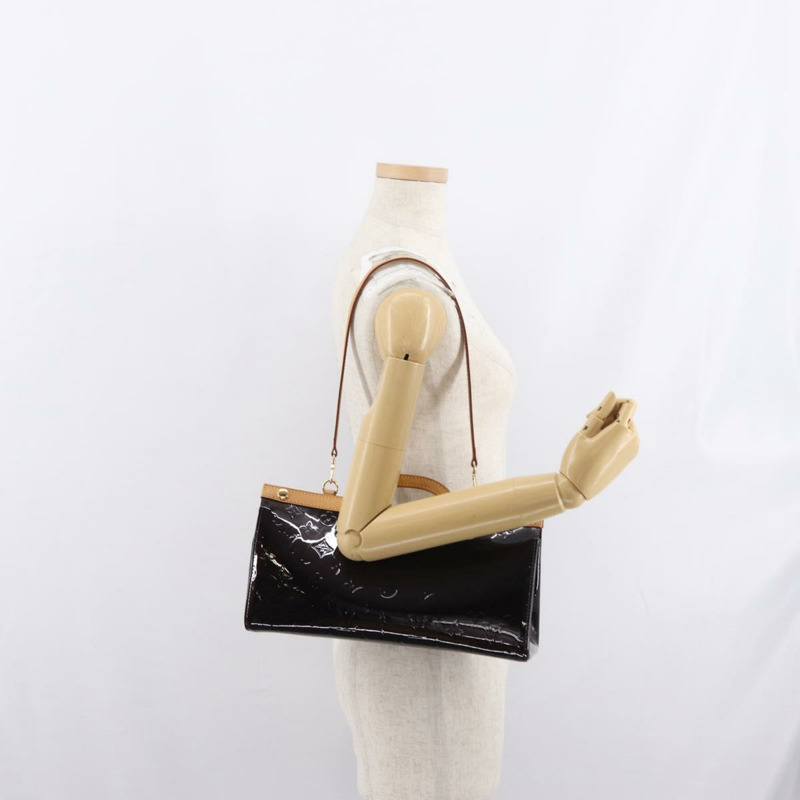 【日本直送】路易威登 Monogram Vernis Roxbury Drive 手袋 Amarante M91995 LV Auth ep13289V-24