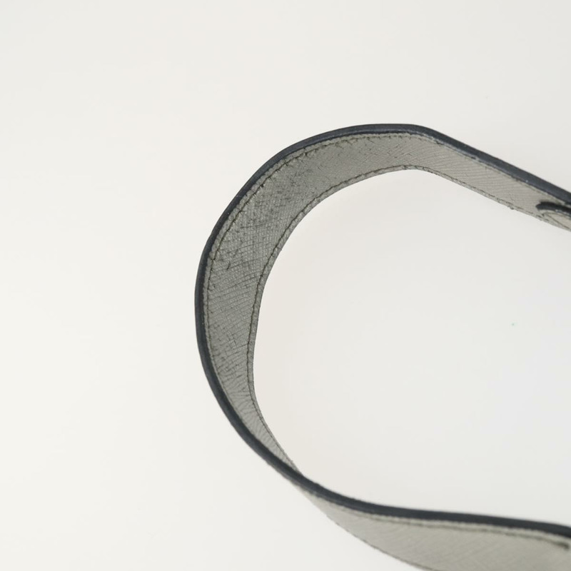 【日本直送】PRADA 銀色 Safiano 皮革單肩包 正品 ka2032V-13