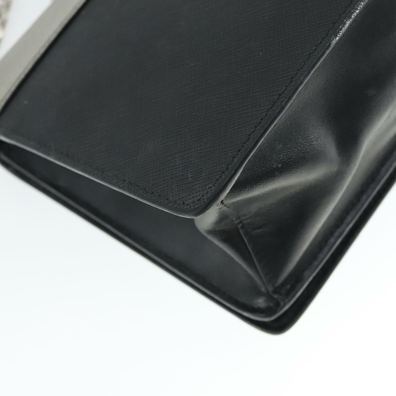 【日本直送】PRADA 銀色 Safiano 皮革單肩包 正品 ka2032V-17