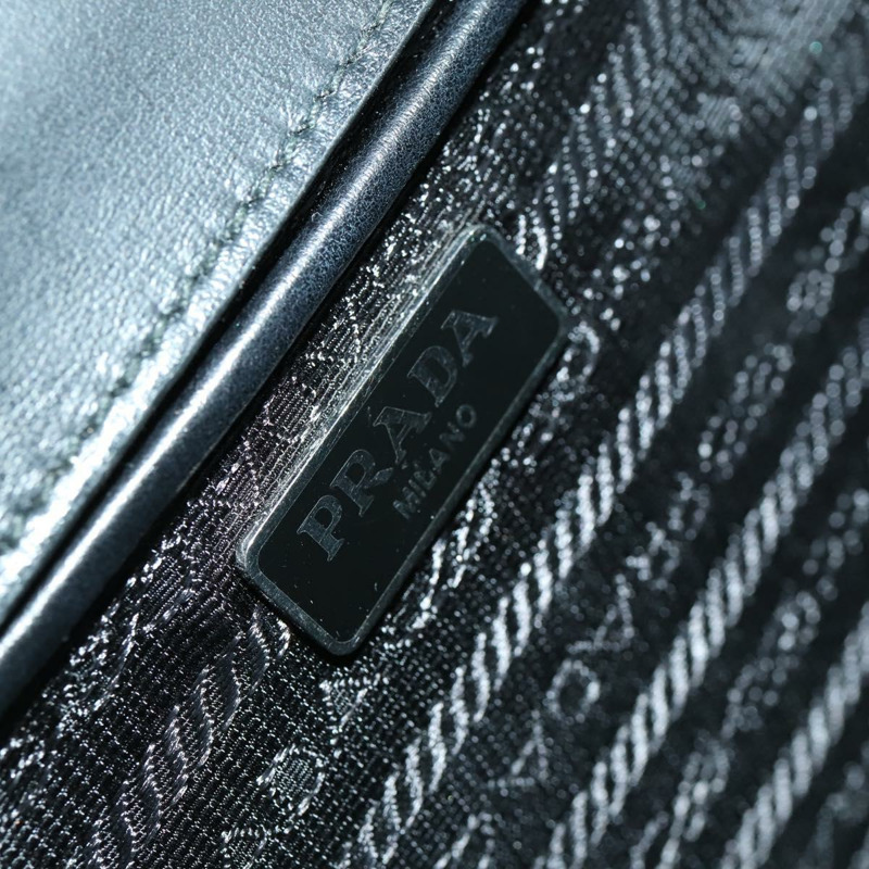 【日本直送】PRADA 銀色 Safiano 皮革單肩包 正品 ka2032V-23