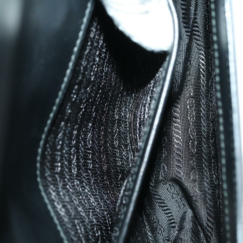 【日本直送】PRADA 銀色 Safiano 皮革單肩包 正品 ka2032V-24