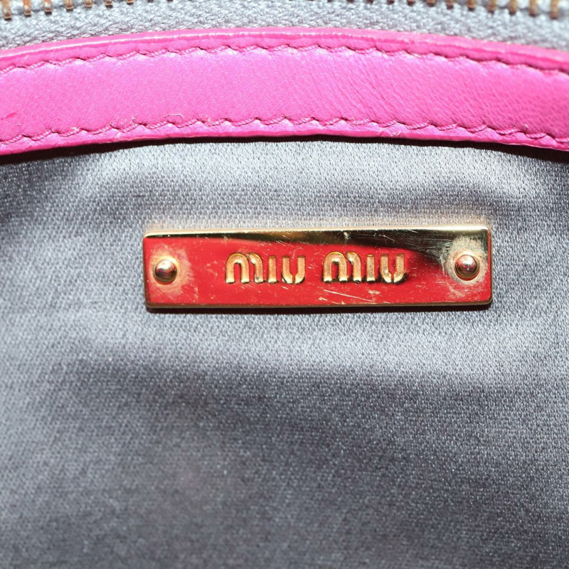 【日本直送】Miu Miu Matelasse 鏈條單肩包 皮革 2way 粉紅金配色 正品 ka2027V-23