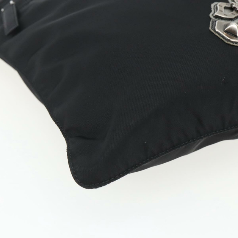 【日本直送】PRADA 單肩包 尼龍 黑色 銀色 正品 ep13306V-15