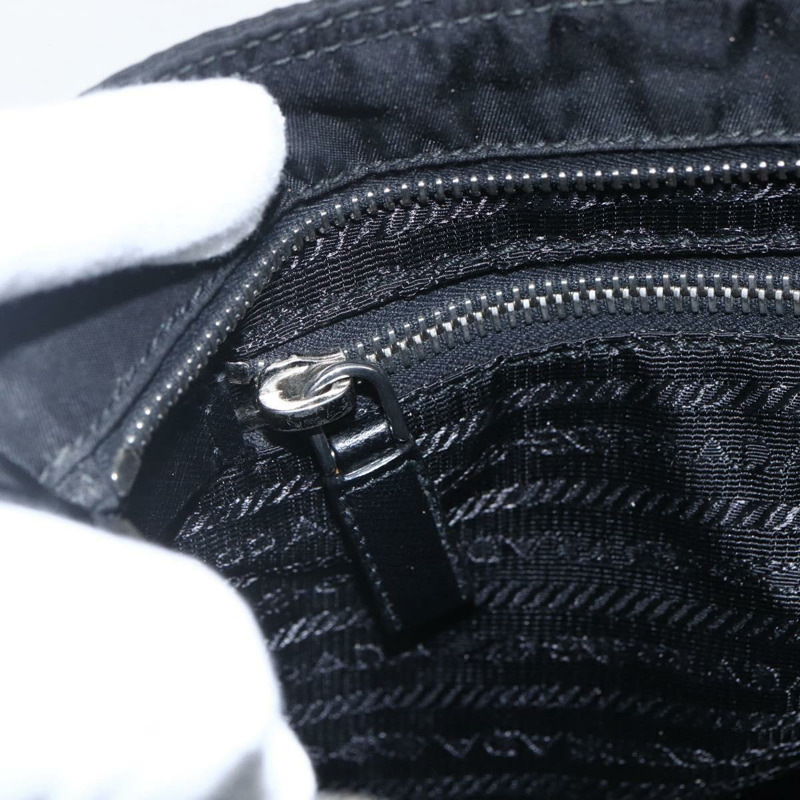 【日本直送】PRADA 單肩包 尼龍 黑色 銀色 正品 ep13306V-23