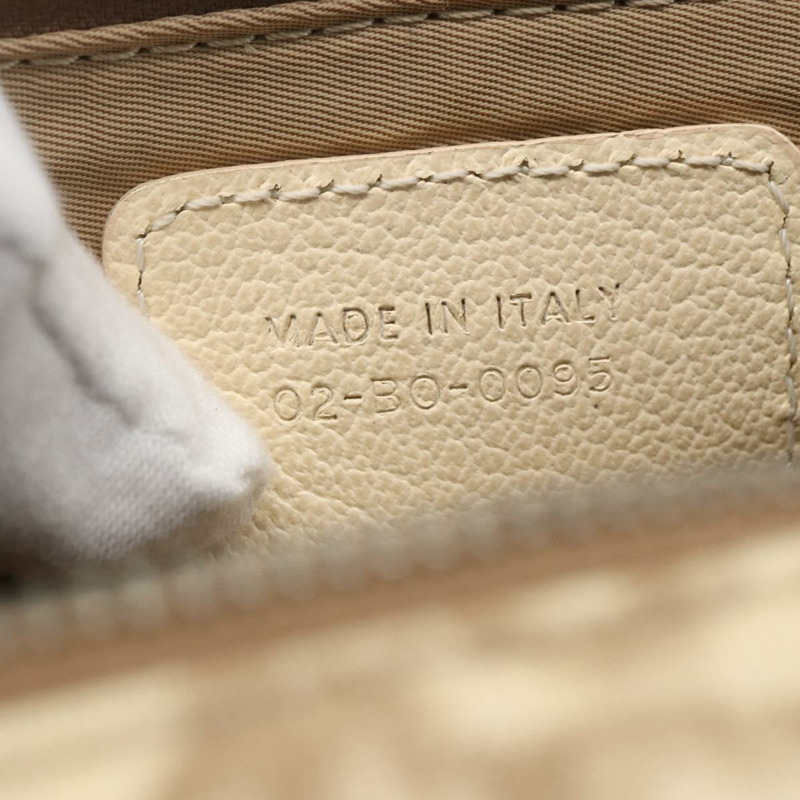 【日本直送】Christian Dior Trotter帆布手提包 PVC 米色銀色 正品 170126V-10