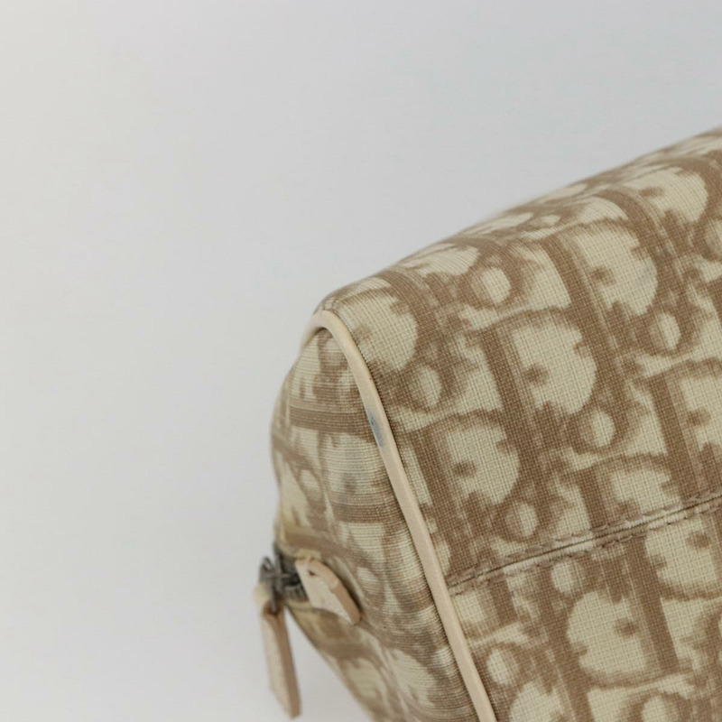 【日本直送】Christian Dior Trotter帆布手提包 PVC 米色銀色 正品 170126V-14
