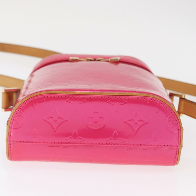 【日本直送】路易威登 Vernis Sullivan 豎款手提包，玫紅色 M91259，LV 正品 171369V-4