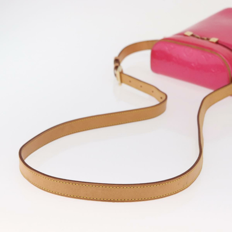 【日本直送】路易威登 Vernis Sullivan 豎款手提包，玫紅色 M91259，LV 正品 171369V-6