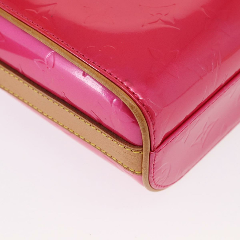 【日本直送】路易威登 Vernis Sullivan 豎款手提包，玫紅色 M91259，LV 正品 171369V-16