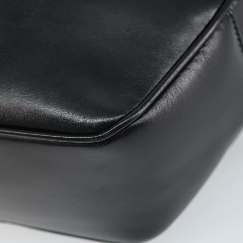 【日本直送】CELINE 圓背包，黑色皮革，金色，正品 171411V-15