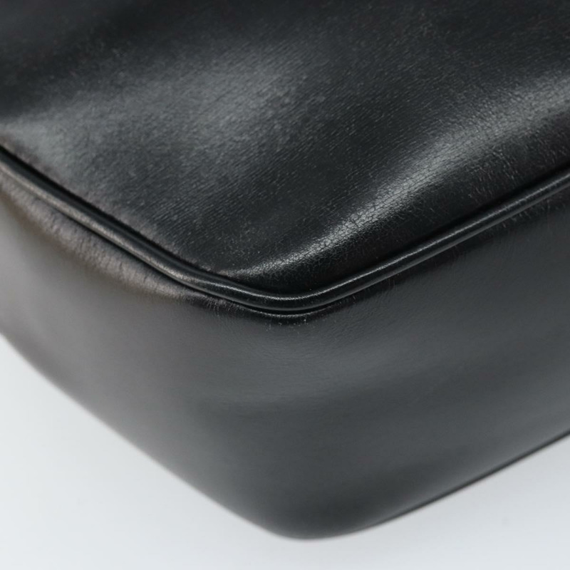 【日本直送】CELINE 圓背包，黑色皮革，金色，正品 171411V-16