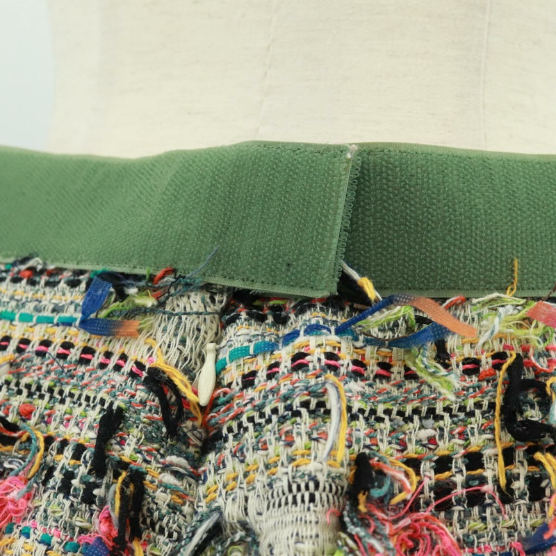 【日本直送】香奈兒斜紋軟呢多色半身裙 CC Auth 170807V-6