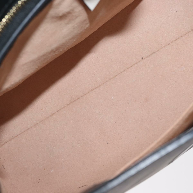 【日本直送】GUCCI Bamboo Sherry Line Nim Fair 皮革雙肩包 黑色 金色 453756 正品 169607-10