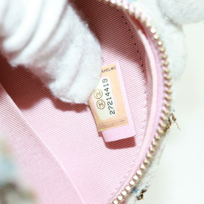 【日本直送】香奈兒鏈條肩背包，斜紋軟呢多色金色雙C標誌，正品編號169572SAM-10