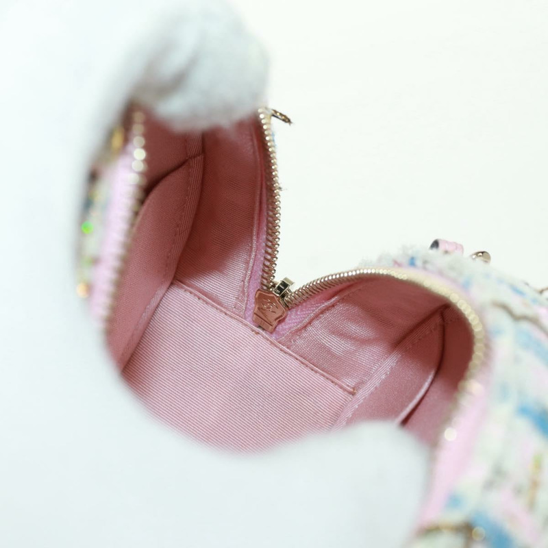 【日本直送】香奈兒鏈條肩背包，斜紋軟呢多色金色雙C標誌，正品編號169572SAM-20