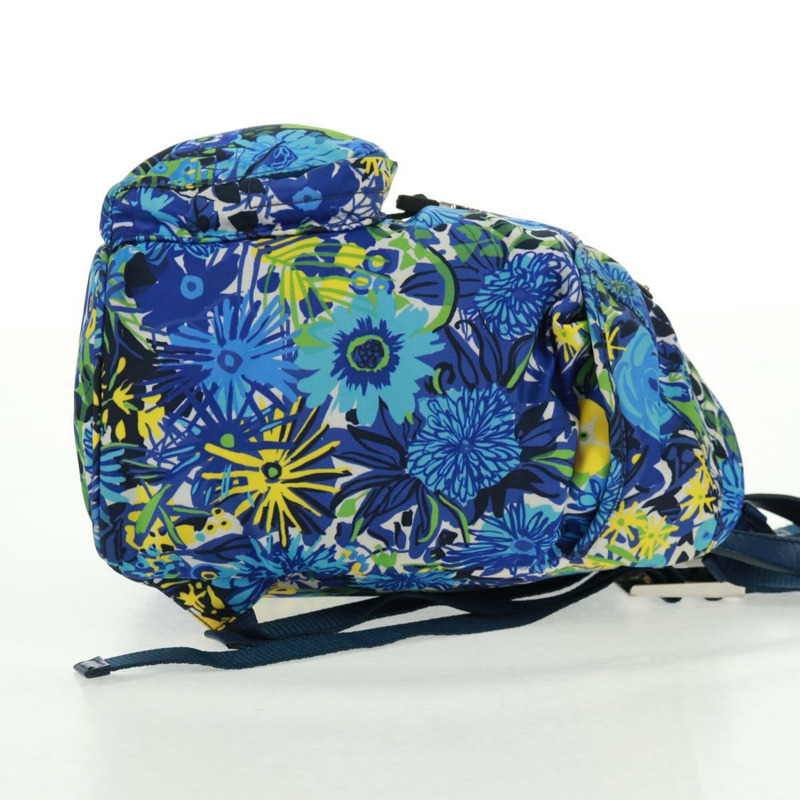 【日本直送】PRADA 雙肩包 尼龍 淺藍色 銀色 正品 169566V-3