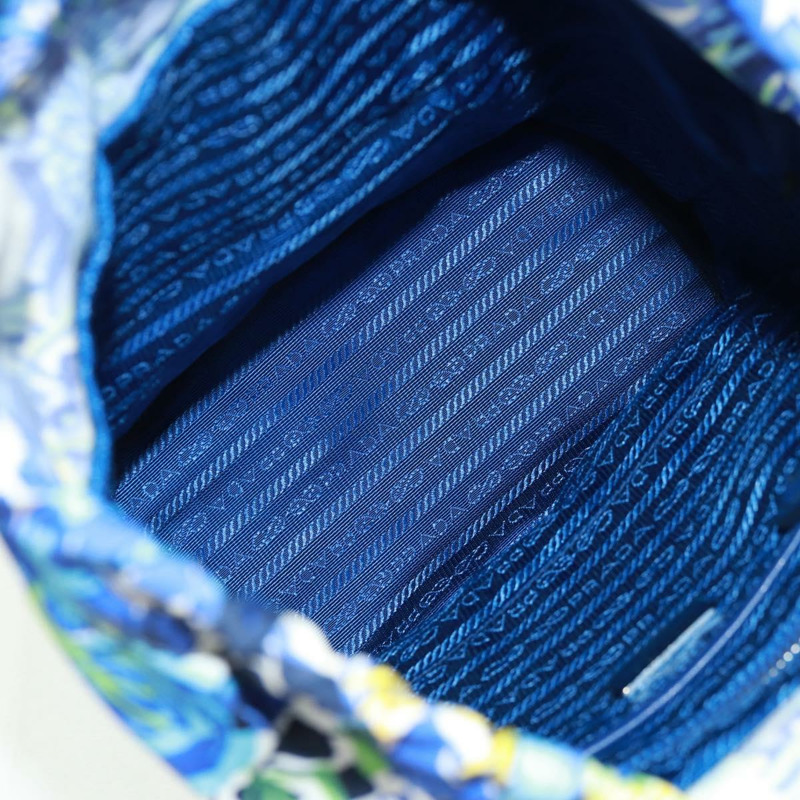 【日本直送】PRADA 雙肩包 尼龍 淺藍色 銀色 正品 169566V-8