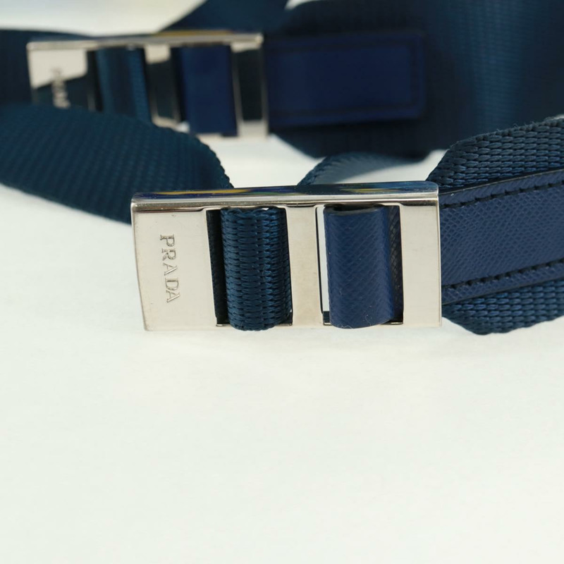 【日本直送】PRADA 雙肩包 尼龍 淺藍色 銀色 正品 169566V-14