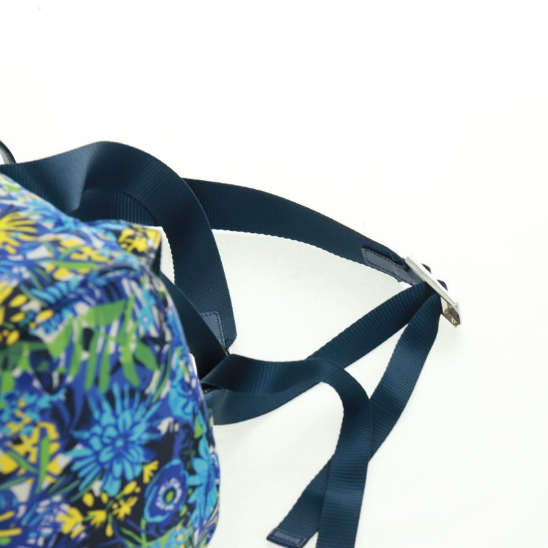 【日本直送】PRADA 雙肩包 尼龍 淺藍色 銀色 正品 169566V-15