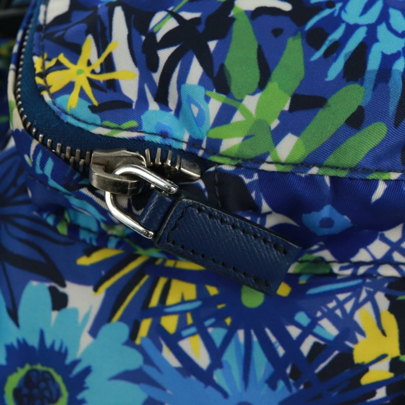 【日本直送】PRADA 雙肩包 尼龍 淺藍色 銀色 正品 169566V-21