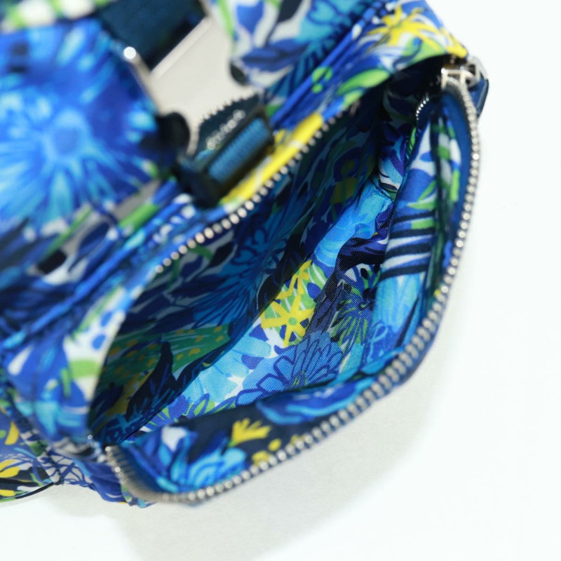 【日本直送】PRADA 雙肩包 尼龍 淺藍色 銀色 正品 169566V-22