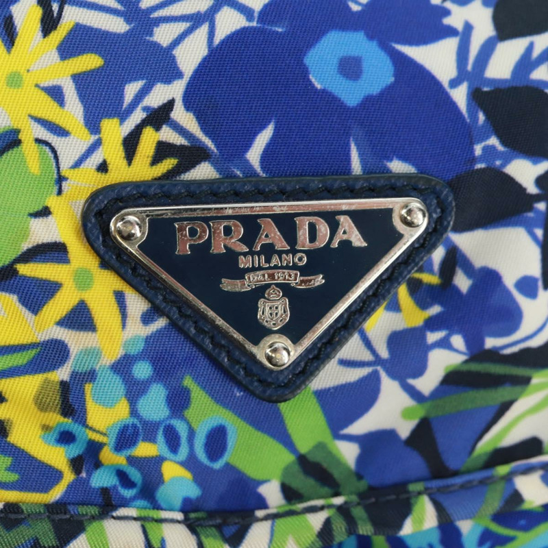 【日本直送】PRADA 雙肩包 尼龍 淺藍色 銀色 正品 169566V-24