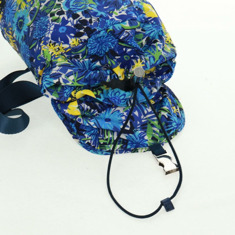 【日本直送】PRADA 雙肩包 尼龍 淺藍色 銀色 正品 169566V-25