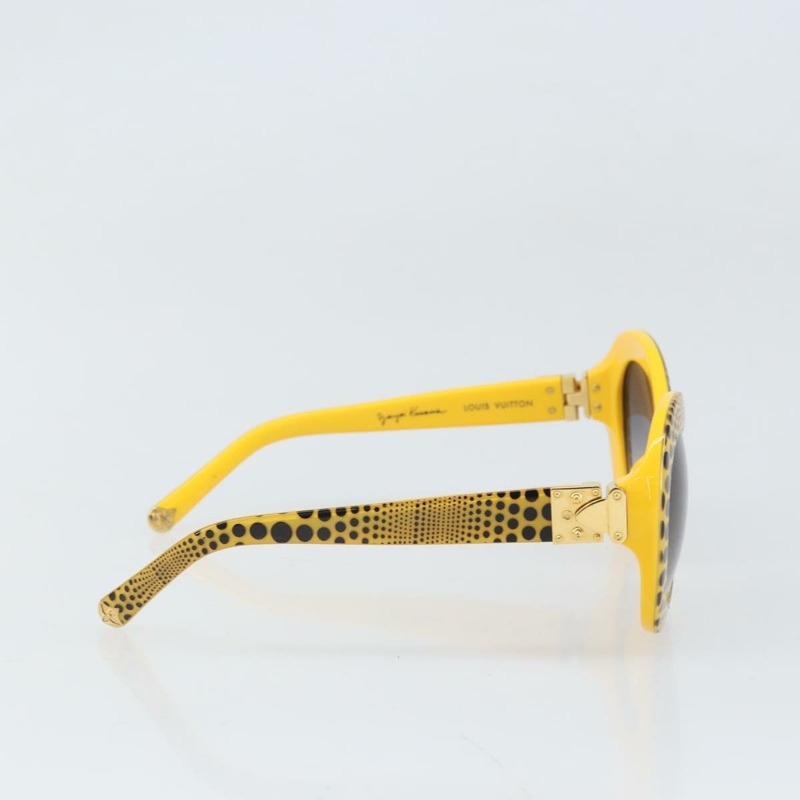 【日本直送】路易威登 Wave 超大太陽眼鏡，塑膠材質，黃色，LV 正品，貨號 170806SAV-4