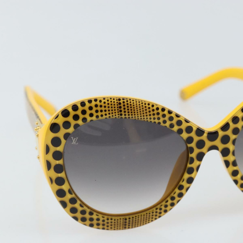 【日本直送】路易威登 Wave 超大太陽眼鏡，塑膠材質，黃色，LV 正品，貨號 170806SAV-5