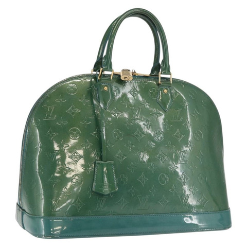 路易威登 Monogram Vernis Alma GM 手提包 藍色 Galatic M93628 正品 170793