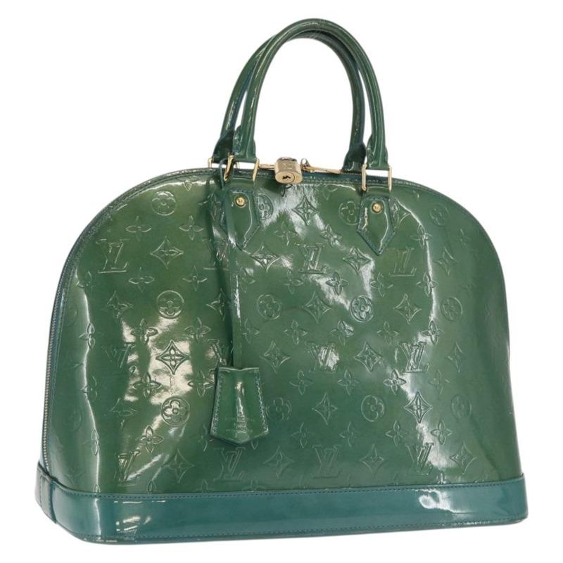 【日本直送】路易威登 Monogram Vernis Alma GM 手提包 藍色 Galatic M93628 正品 170793-0