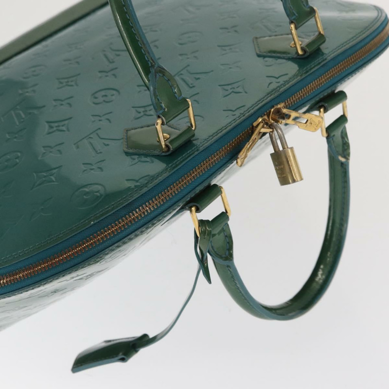 【日本直送】路易威登 Monogram Vernis Alma GM 手提包 藍色 Galatic M93628 正品 170793-5