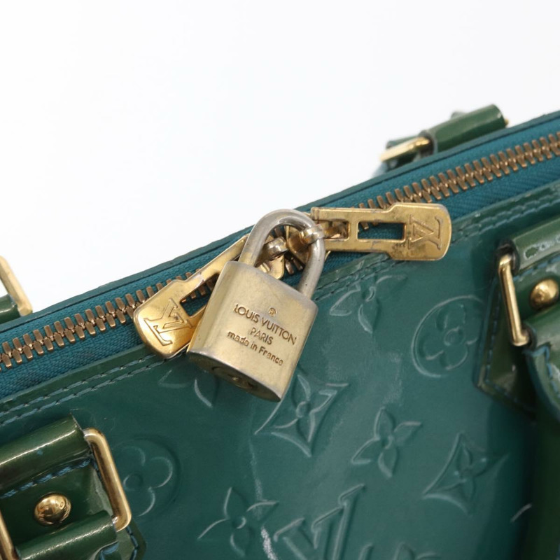 【日本直送】路易威登 Monogram Vernis Alma GM 手提包 藍色 Galatic M93628 正品 170793-16