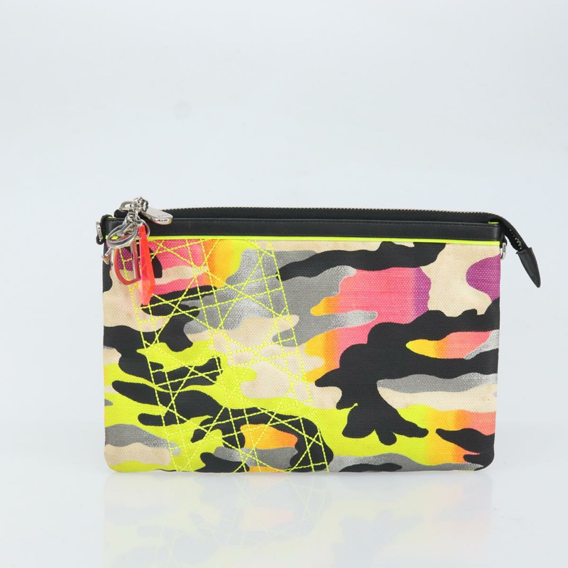 【日本直送】Christian Dior Anselm Lyle 迷彩帆布包 多色 銀色 正品 170745V-25