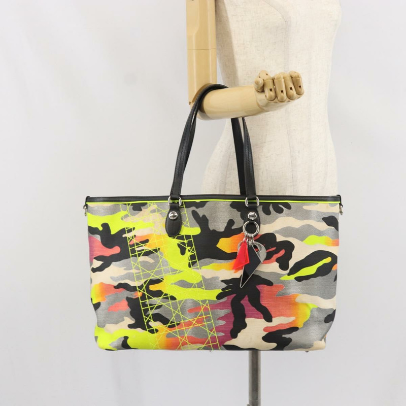 【日本直送】Christian Dior Anselm Lyle 迷彩帆布包 多色 銀色 正品 170745V-29